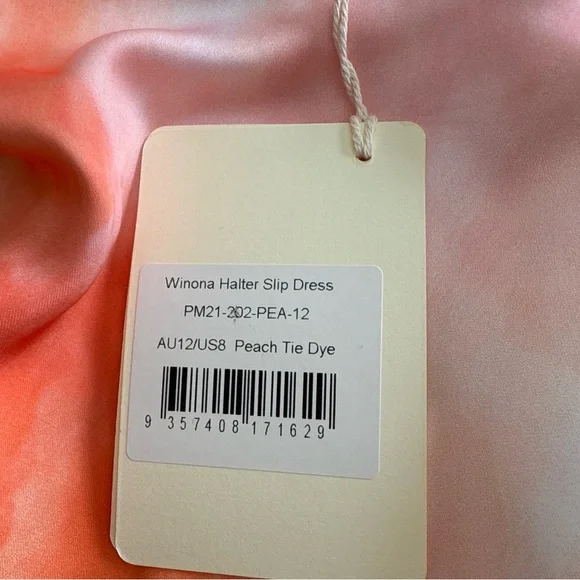 Peppermayo Winona Halter Slip Dress Size 8 - Picture 6 of 7